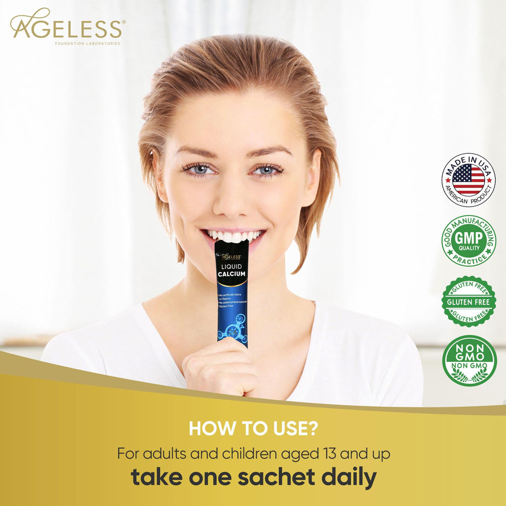 Ageless Sea Bass Extract illustration highlights added nutrient profile.