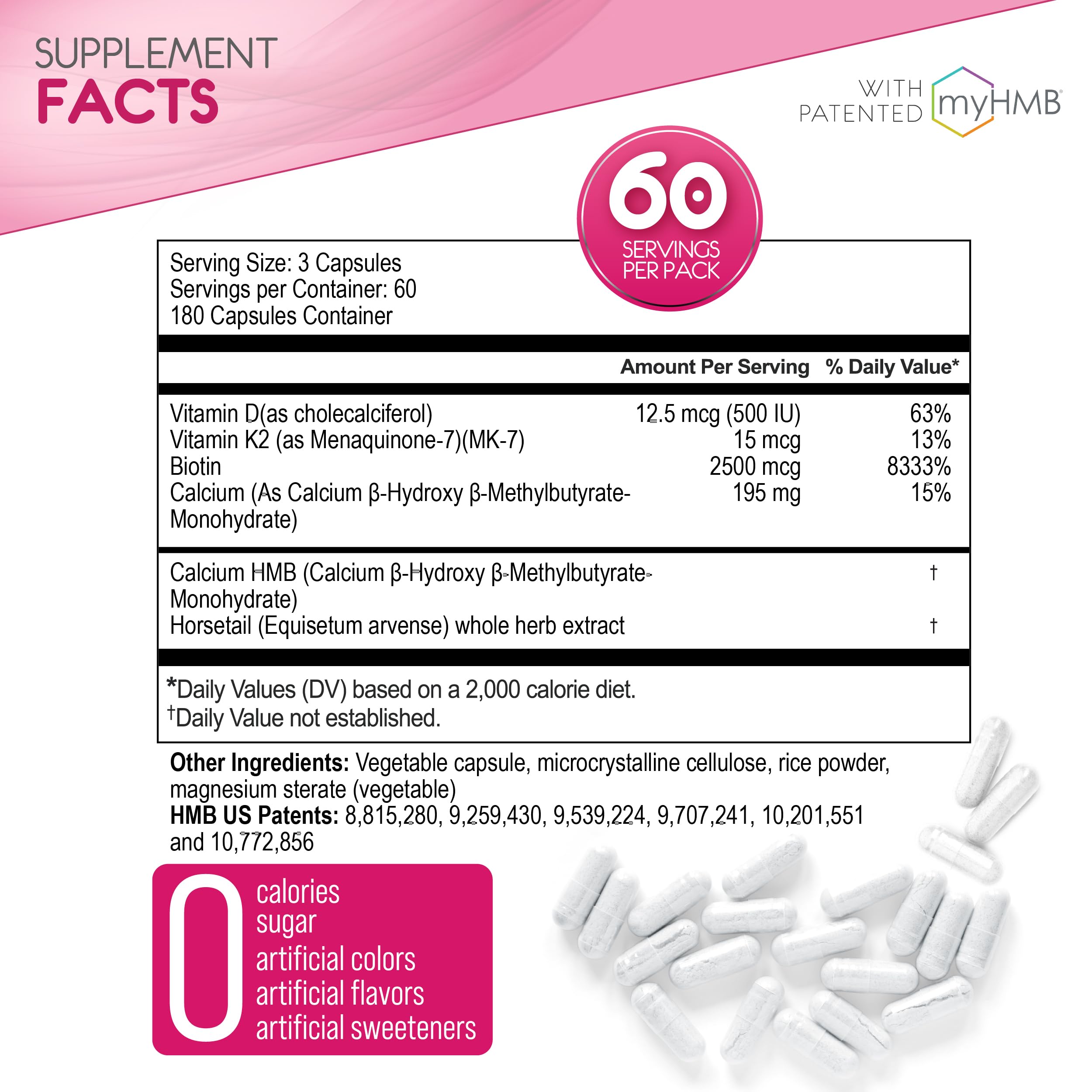 Horsetail and biotin blend in AgelessLX for beauty-supporting nutrients.