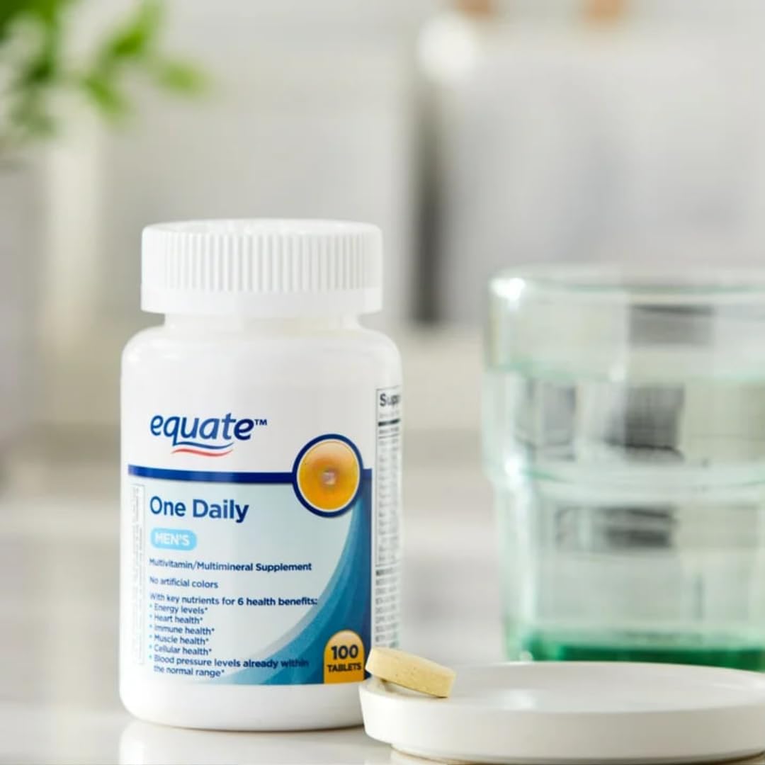 AGILIPET Equate One Daily bottle label showing essential nutrients for daily wellness