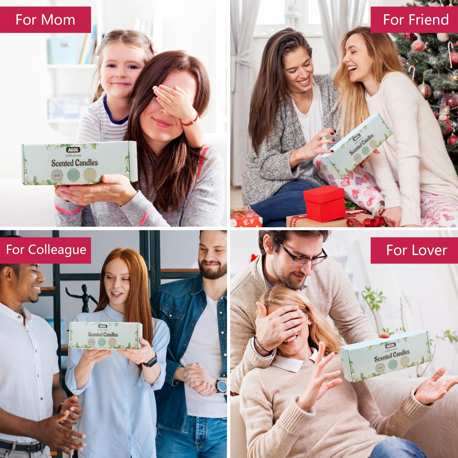 AGOL gift box suggests a thoughtful present for birthdays or Mother's Day