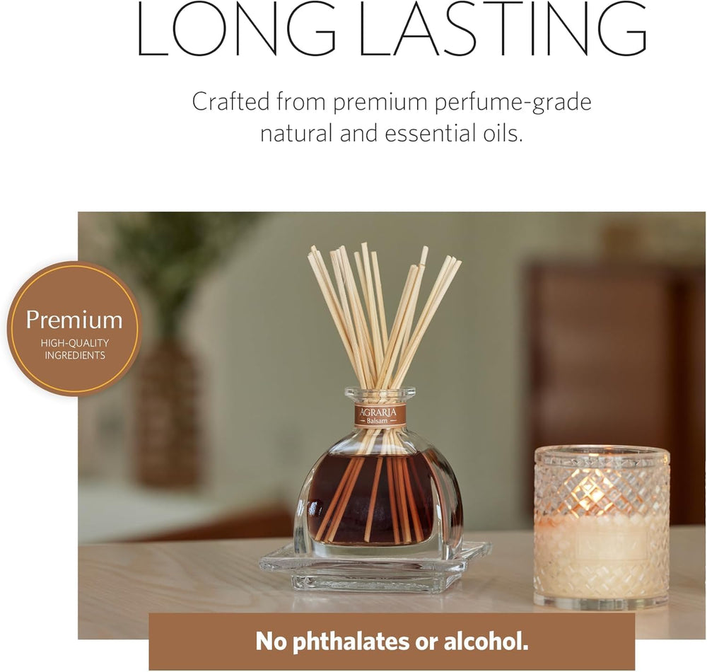 AGRARIA AirEssence diffuser with cotton wick for clean aesthetics.