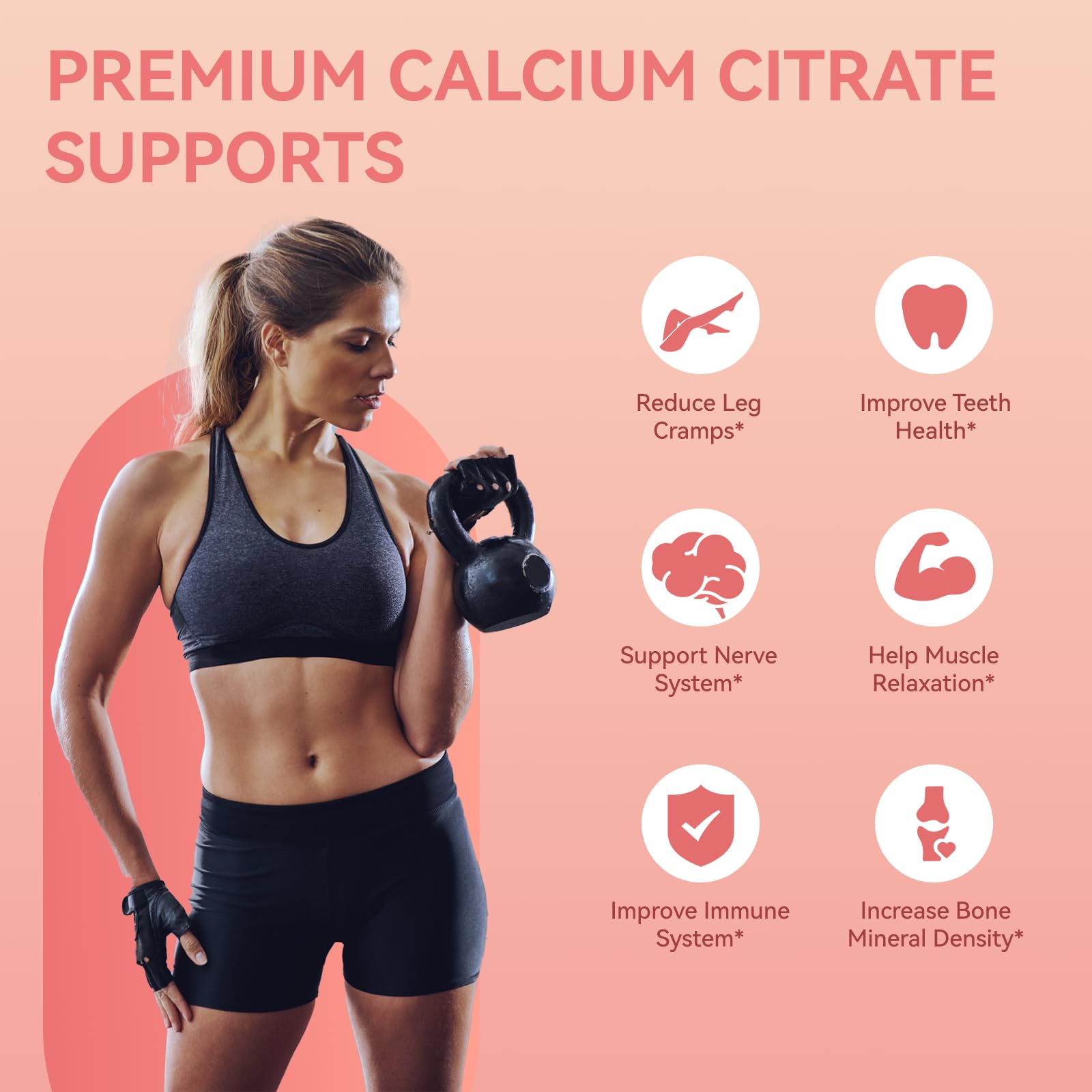 Agumoon calcium citrates user taking gummy, convenient for adults and seniors.