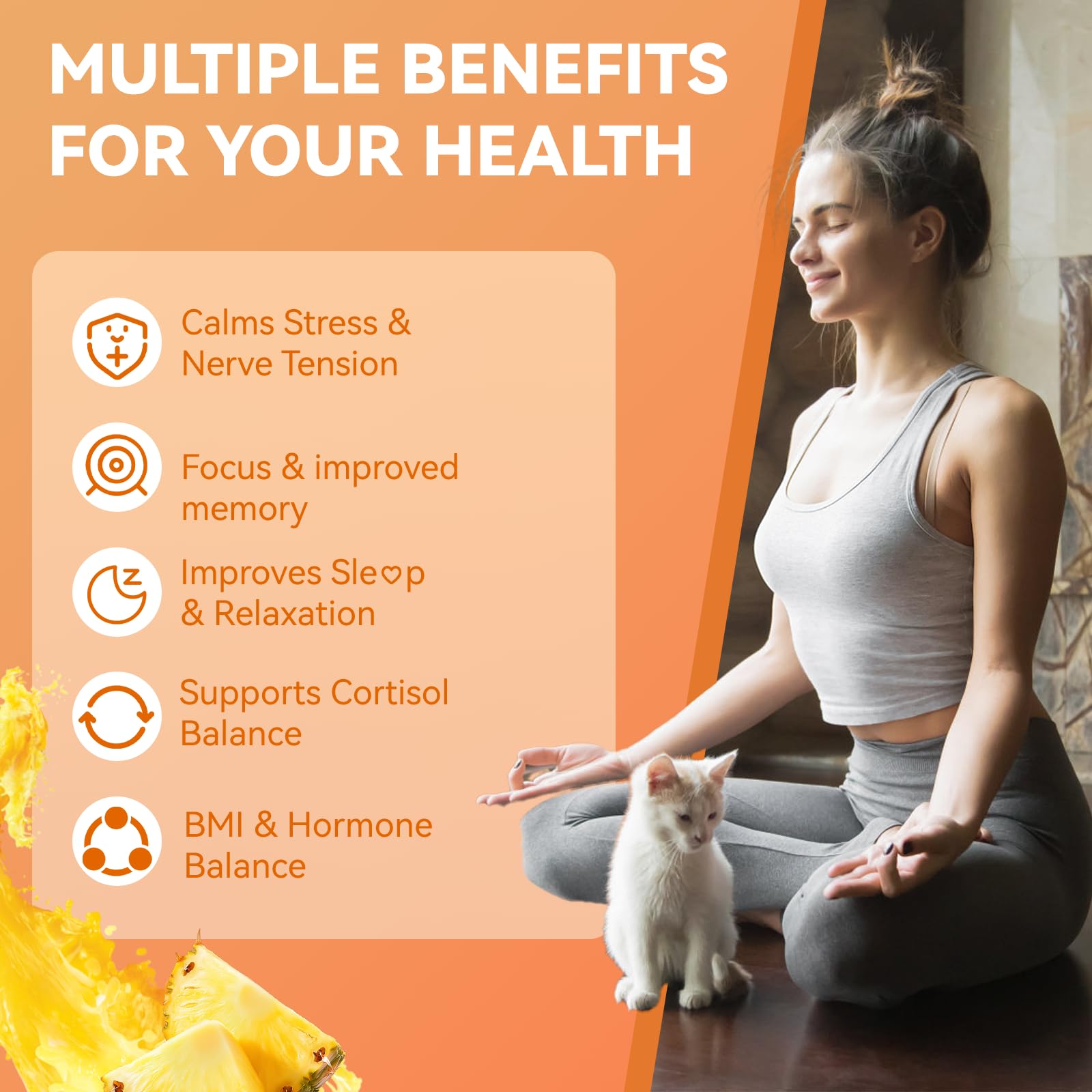 Agumoon Cortisol Gummies being used daily for calm during a busy day