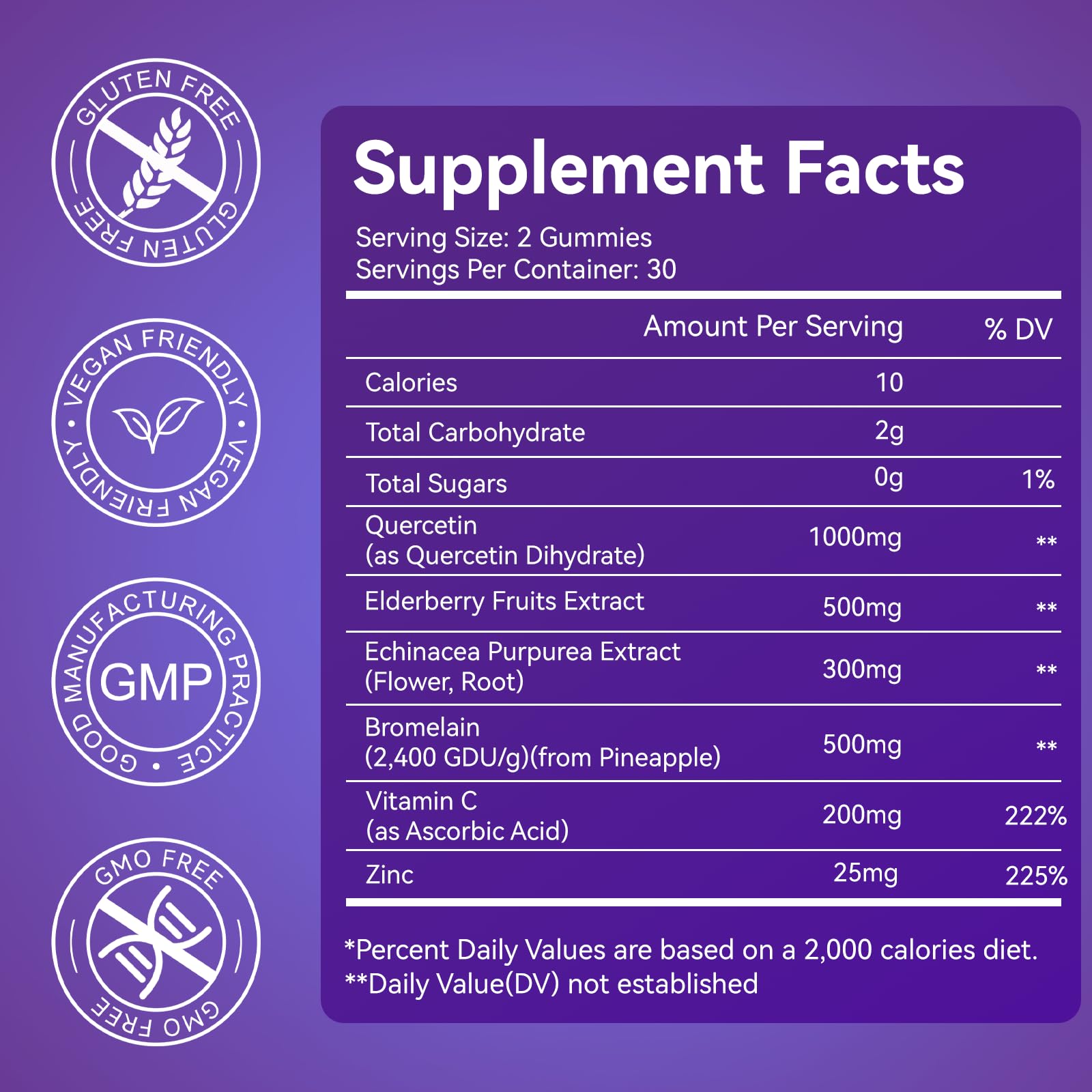 Agumoon ingredients panel highlighting vegan, gluten-free formula and key blend.