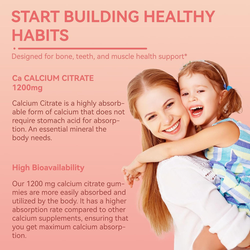 Raspberry-flavored Agumoon calcium gummies chew texture for daily intake