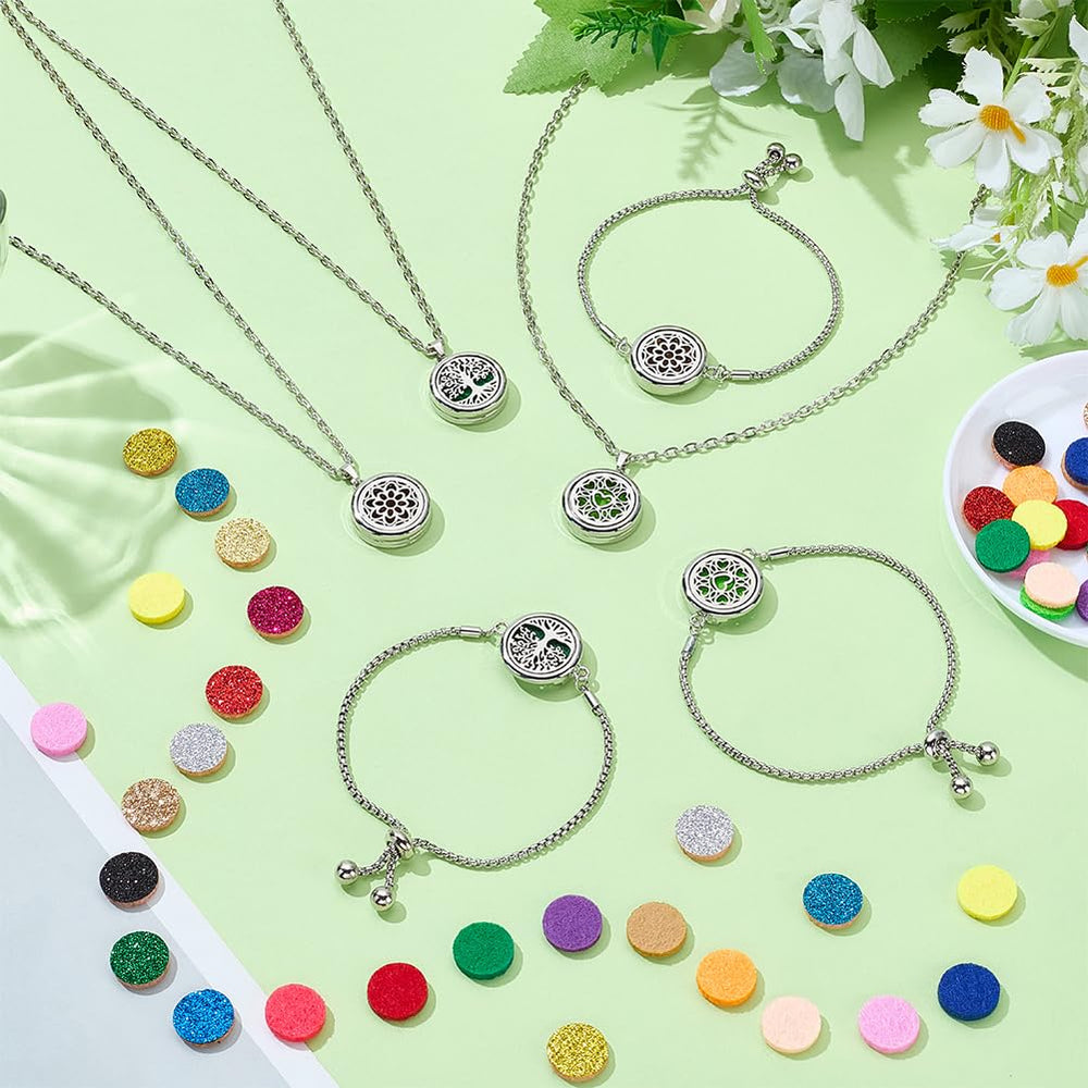 AHANDMAKER locket close-up shows elegant tree of hope motif