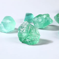 AierCrystal Green Fluorite texture close-up shows natural color bands and details.