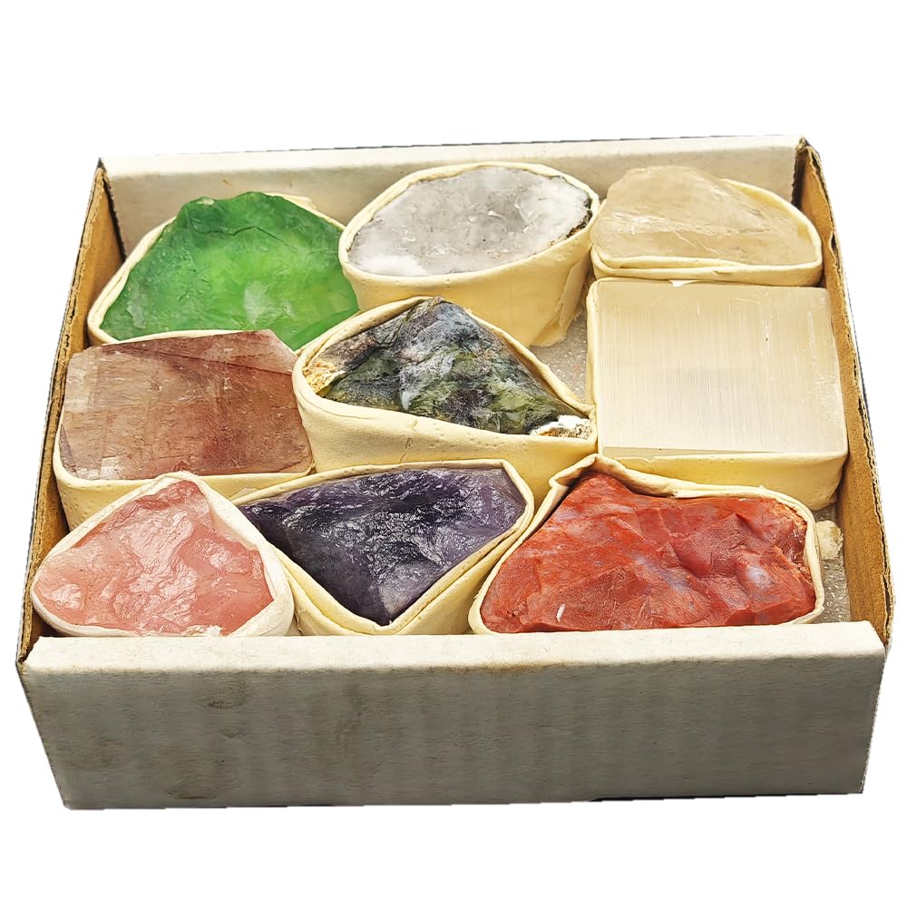 AierCrystal white quartz raw stone with sparkling light