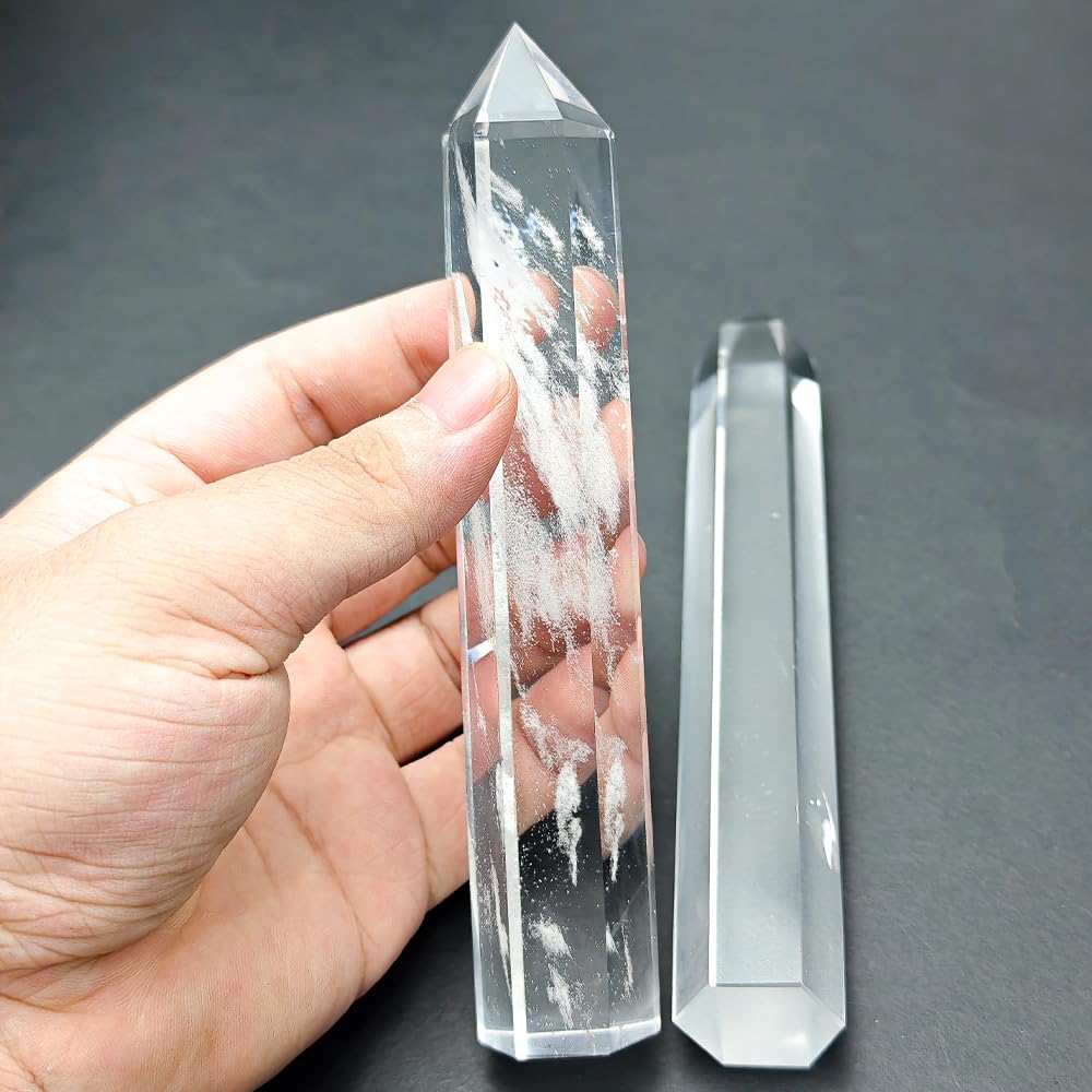 AierCrystal stone wands add natural texture and glow