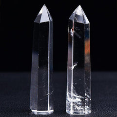 AierCrystal hexagonal point obelisk enhances desk display
