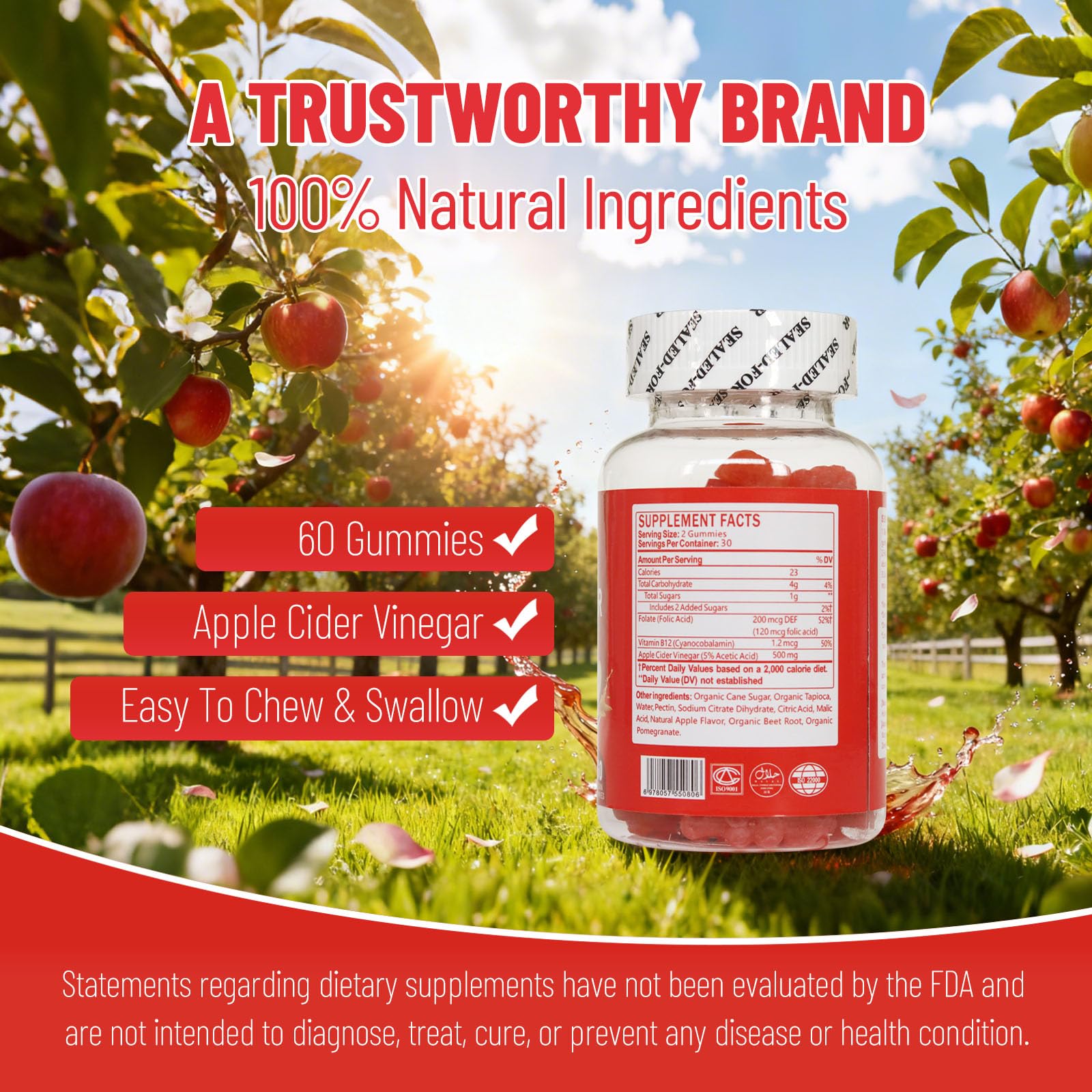 AIHIYO Vegan organic non-GMO gelatin-free label indicates accessible dietary options