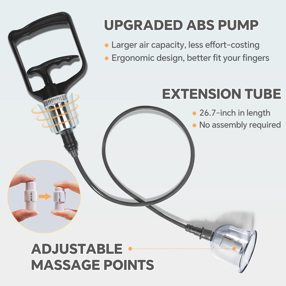 AIKOTOO cupping set neck curve cup supports comfortable neck and joint mobility.