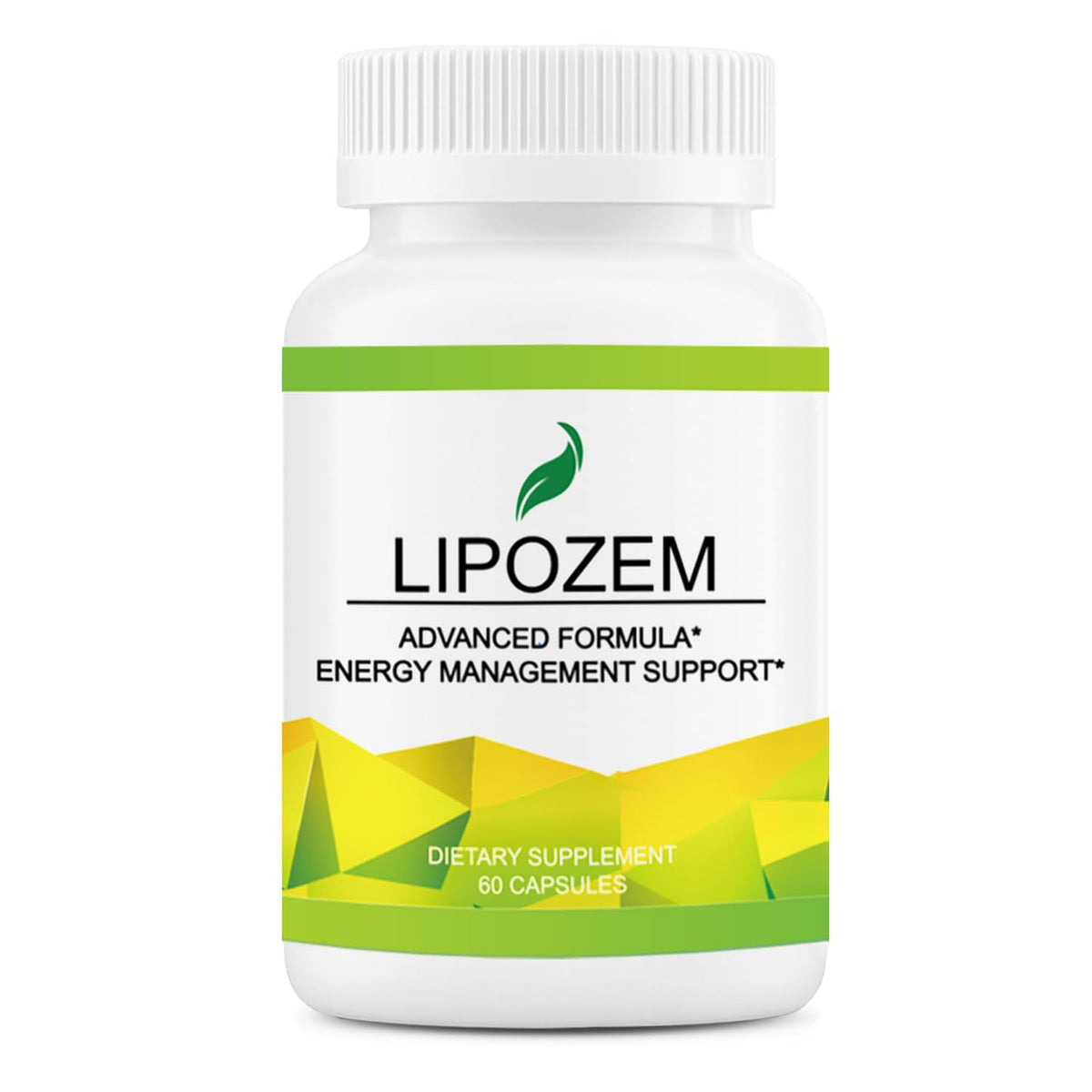 Aimmacro Lipzem Digestive Balance capsules bottle with label, supporting healthy digestion and gentle energy.