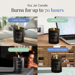 Air Esscentials Green Tea Lemongrass candle 11oz hand-poured USA symbolizing quality craftsmanship