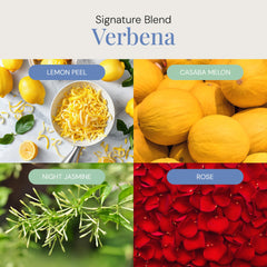 Air Esscentials Verbena Aroma Oil in diffuser demonstrates long-lasting fragrance in daily life