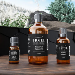 AirScent Balsam Fir needle fragrance emphasizes pine notes for winter decor