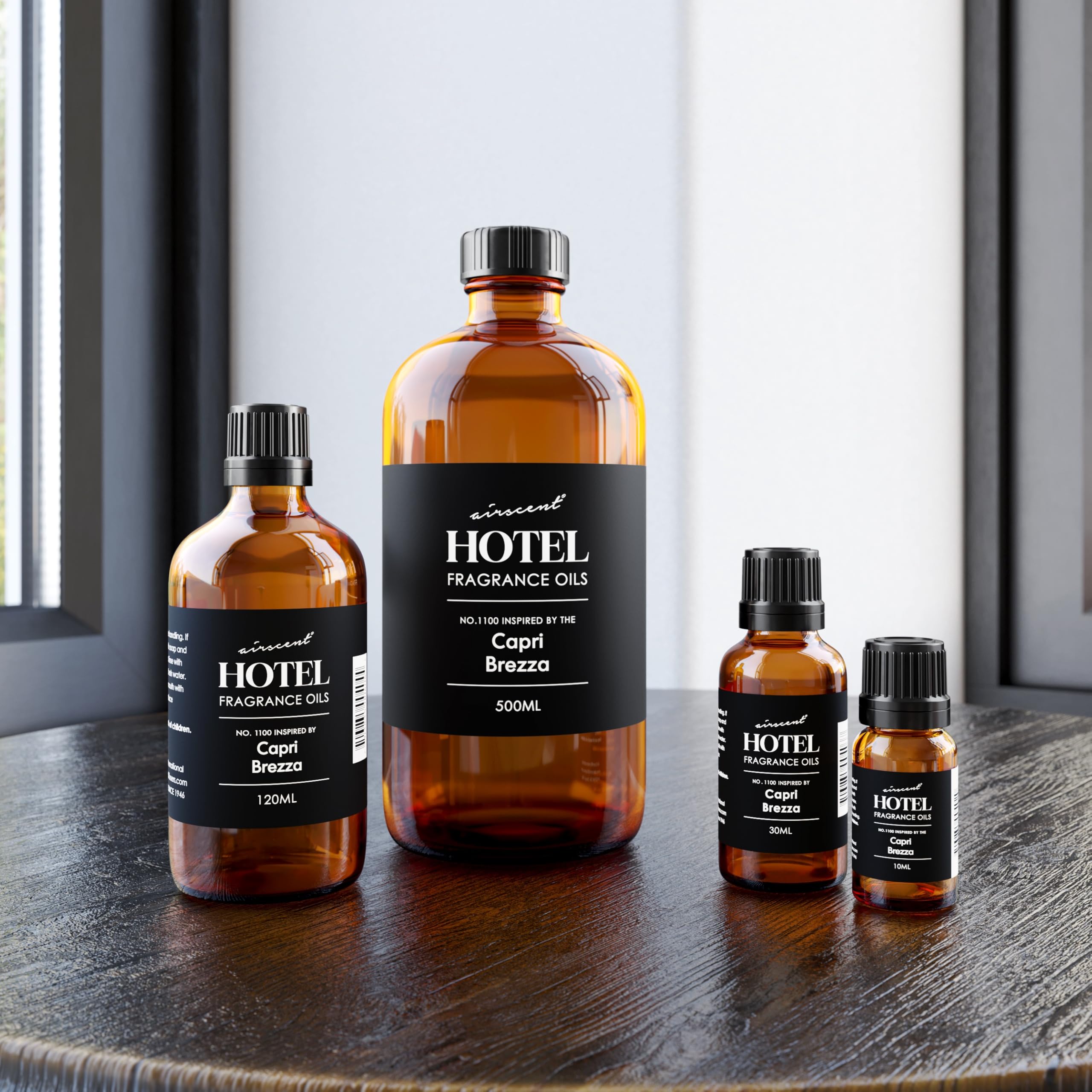 Air-Scent Capri Brezza Diffuser Oil No. 1100 pet-friendly formula suitable for homes.