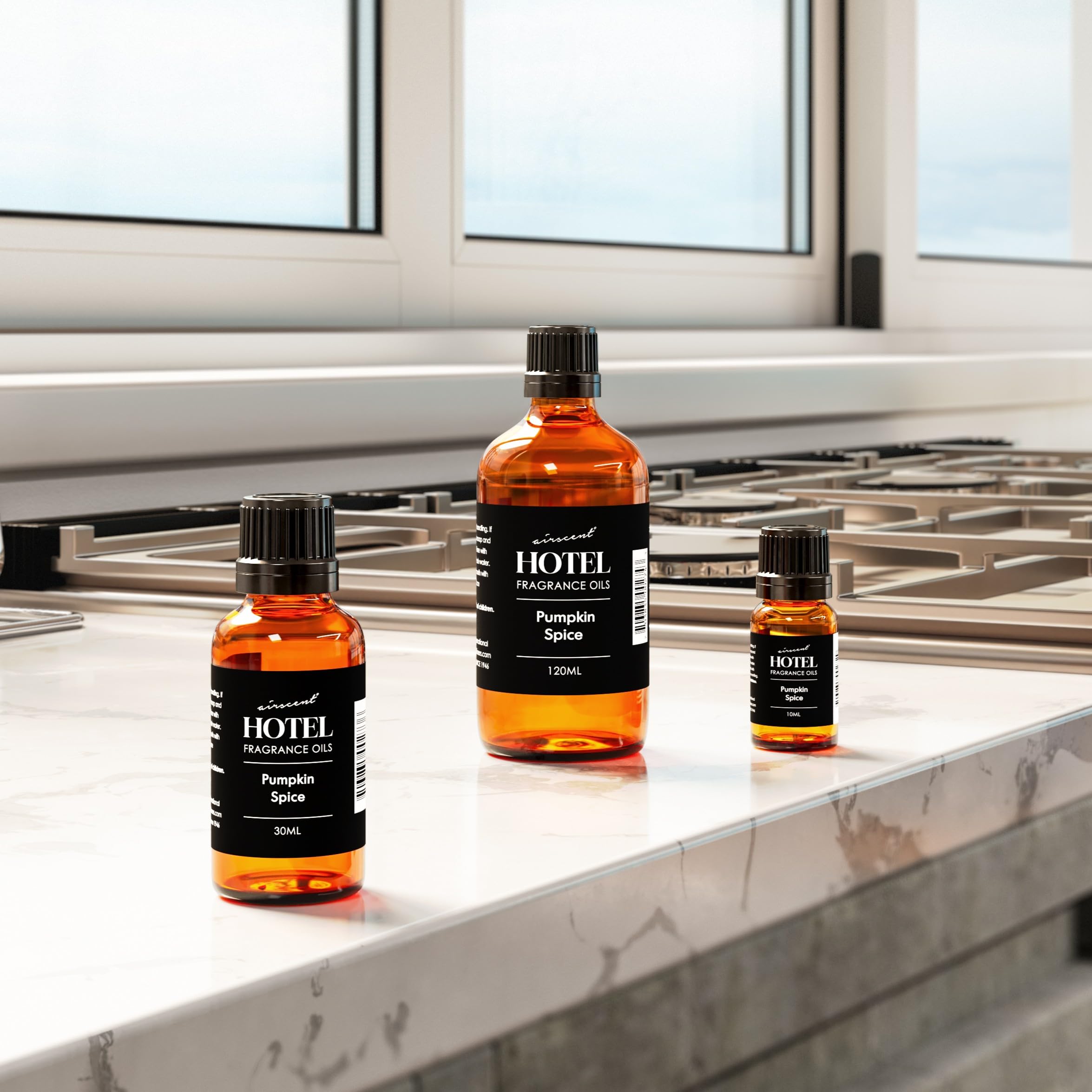 Air-Scent Pumpkin Spice Diffuser Oil packaging box for storage.