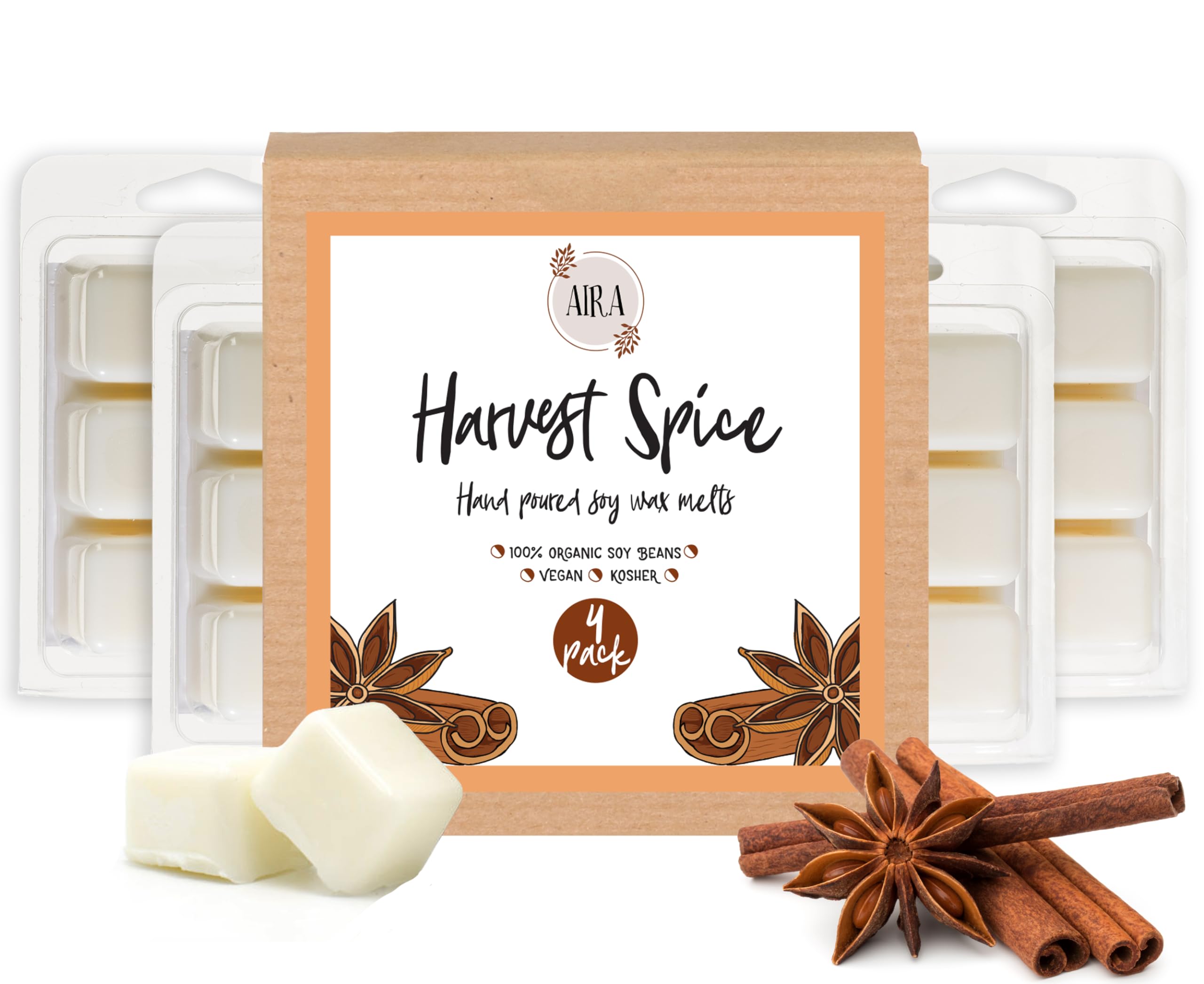 Aira Fall Harvest Spice cubes glow softly for a long-lasting room scent