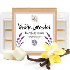Aira Soy Tarts Vanilla Lavender cubes emit a warm, lasting aroma