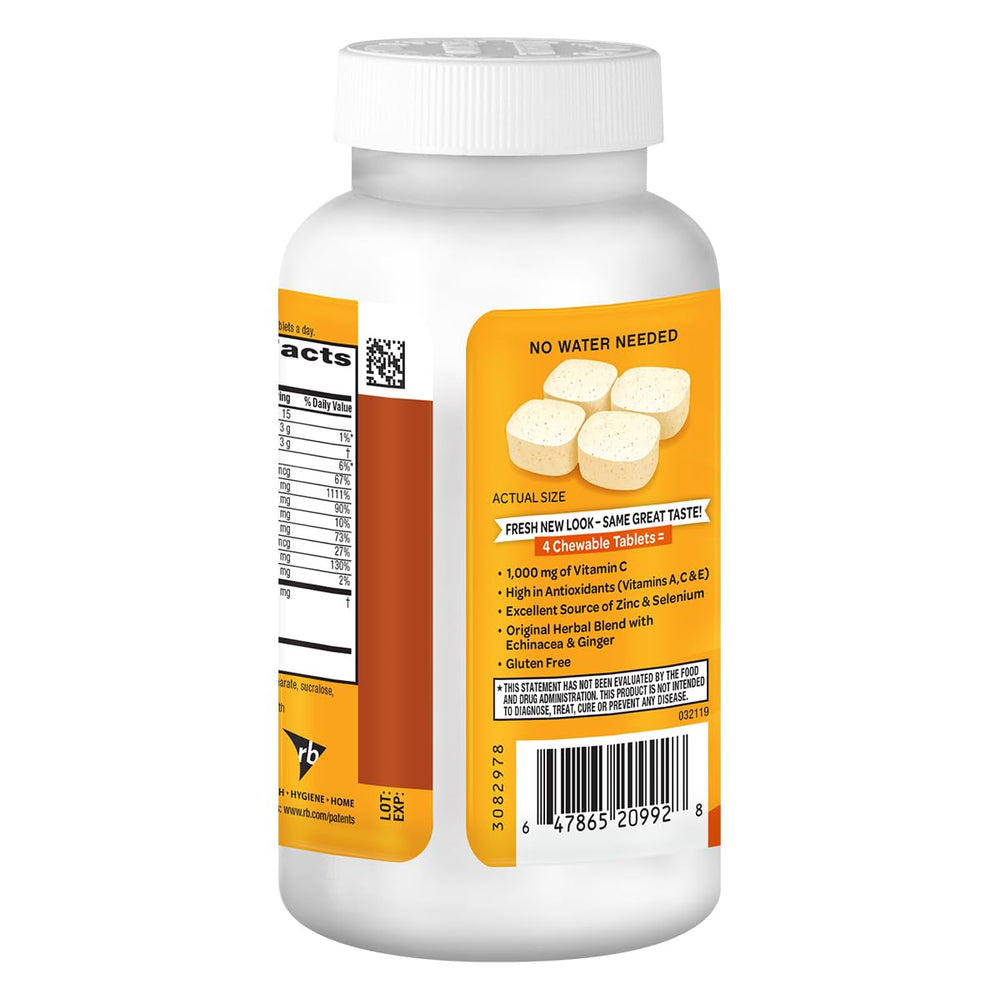 Airborne antioxidants graphic highlights vitamins A, C, and E.