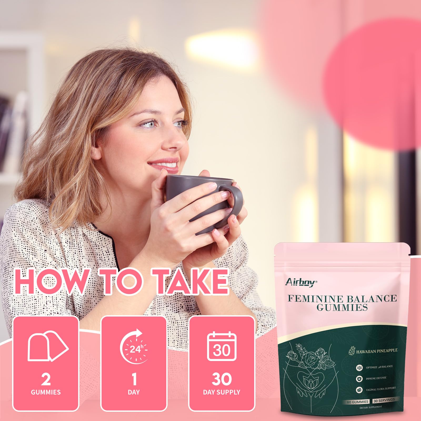 Airboy ingredient list focusing on premium plant-based formula