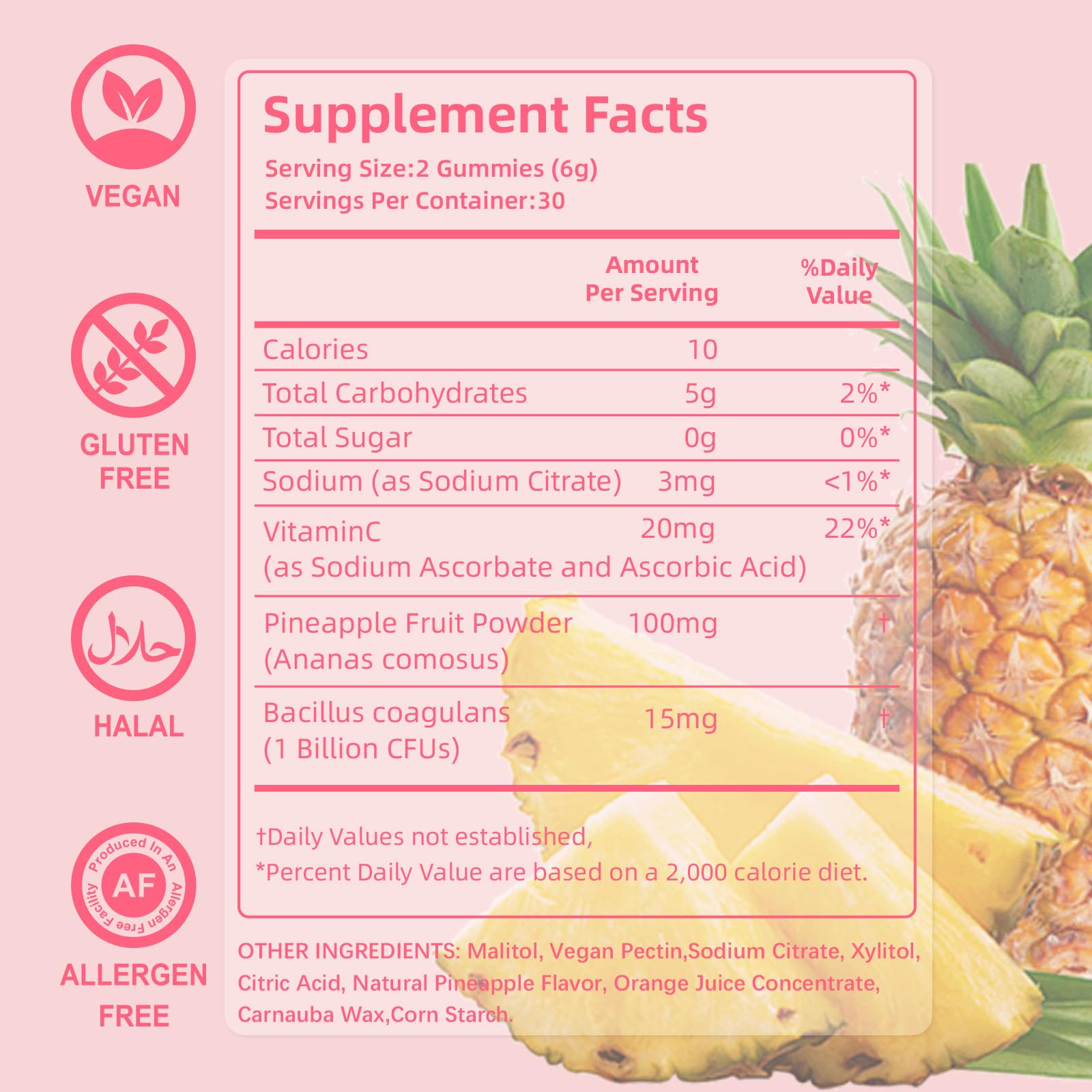 Airboy packaging box displaying vegan and non-GMO ingredients