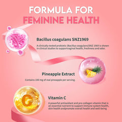 Airboy probiotics for vaginal health in a tasty pineapple flavor