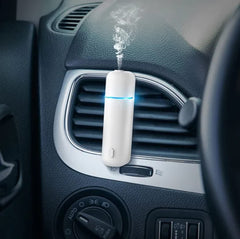 Aires Scent design-forward car diffuser complements interior with subtle scenting.