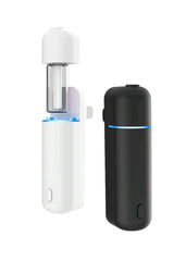 Aires Scent car diffuser with USB charging port for cordless driving fragrance.