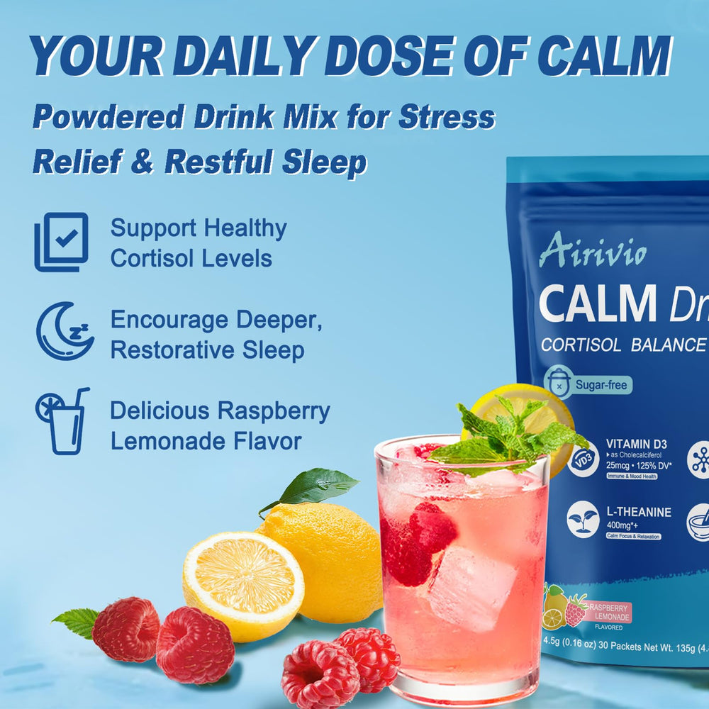 Airivio Super Cortisol Drink scoop included for precise daily dosing.