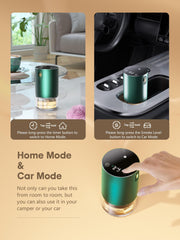 Airnasa Waterless Diffuser aluminum frame; sleek and durable design.