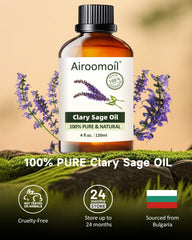 airoomoil Clary Sage diffuser scene enhances evening relaxation