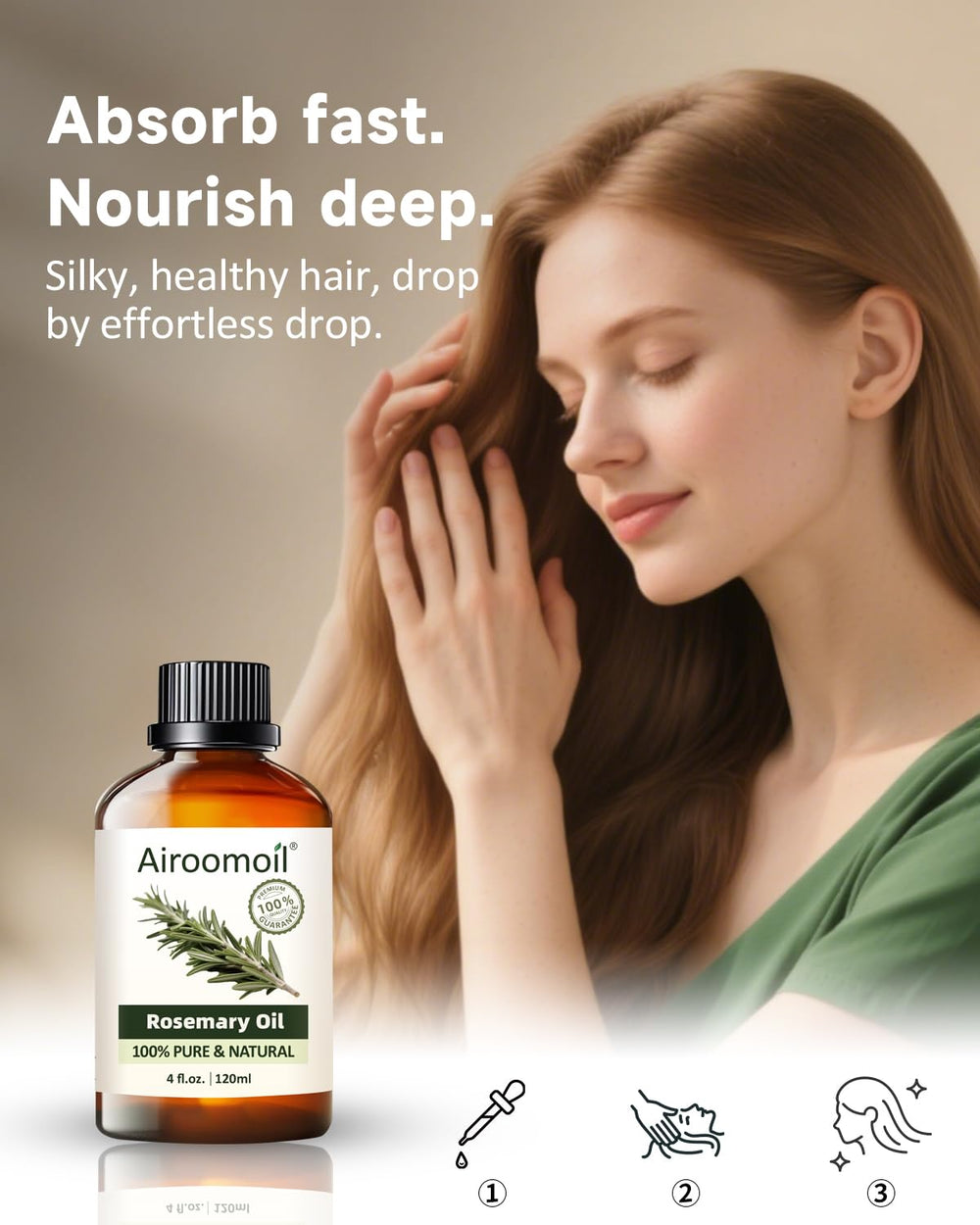 airoomoil Rosemary oil requires skin test before use.