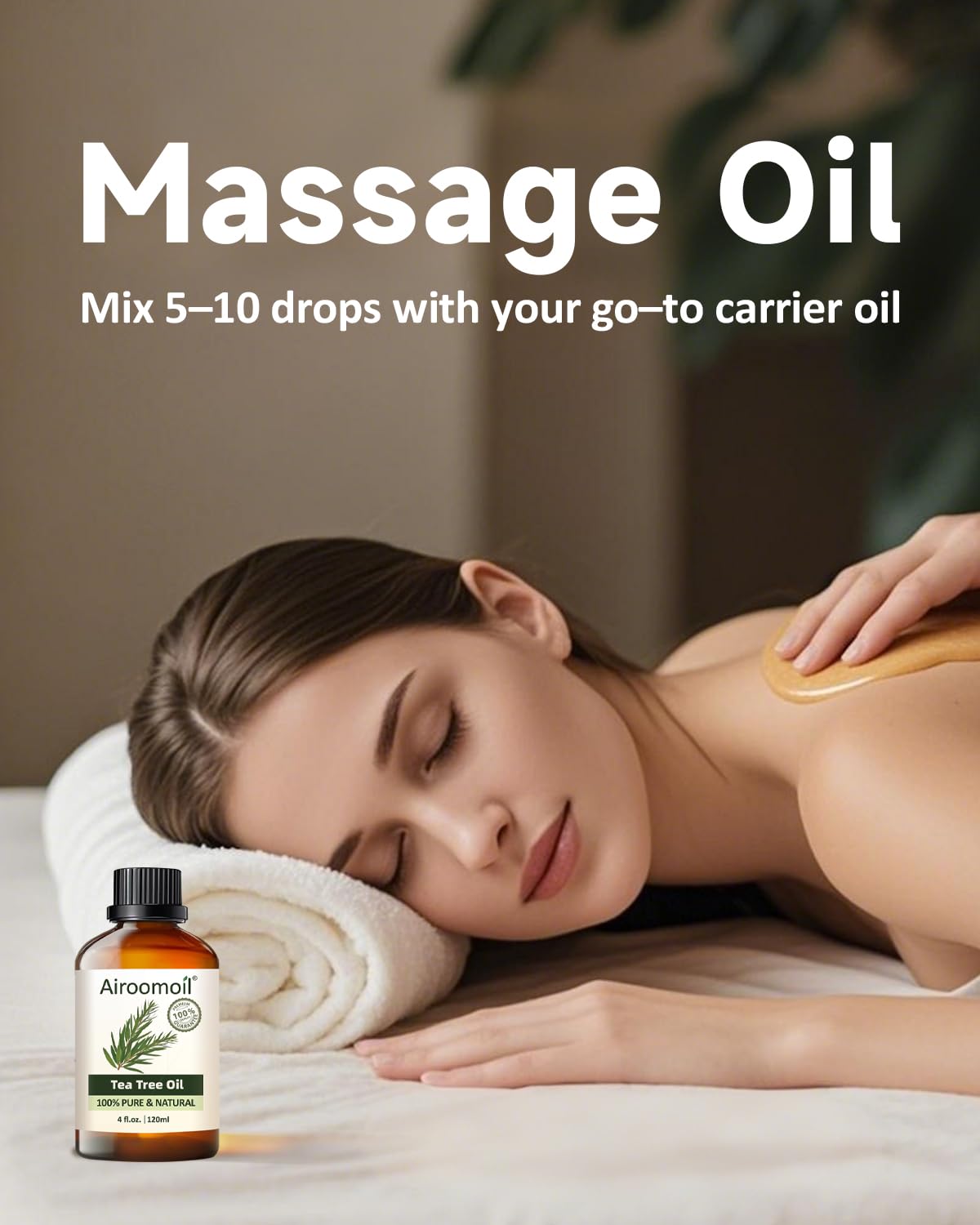 Airoomoil Tea Tree Oil on skin care for clarifying and refreshing complexion