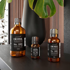 AirScent diffuser oil in use with waterless diffuser for continuous fragrance.