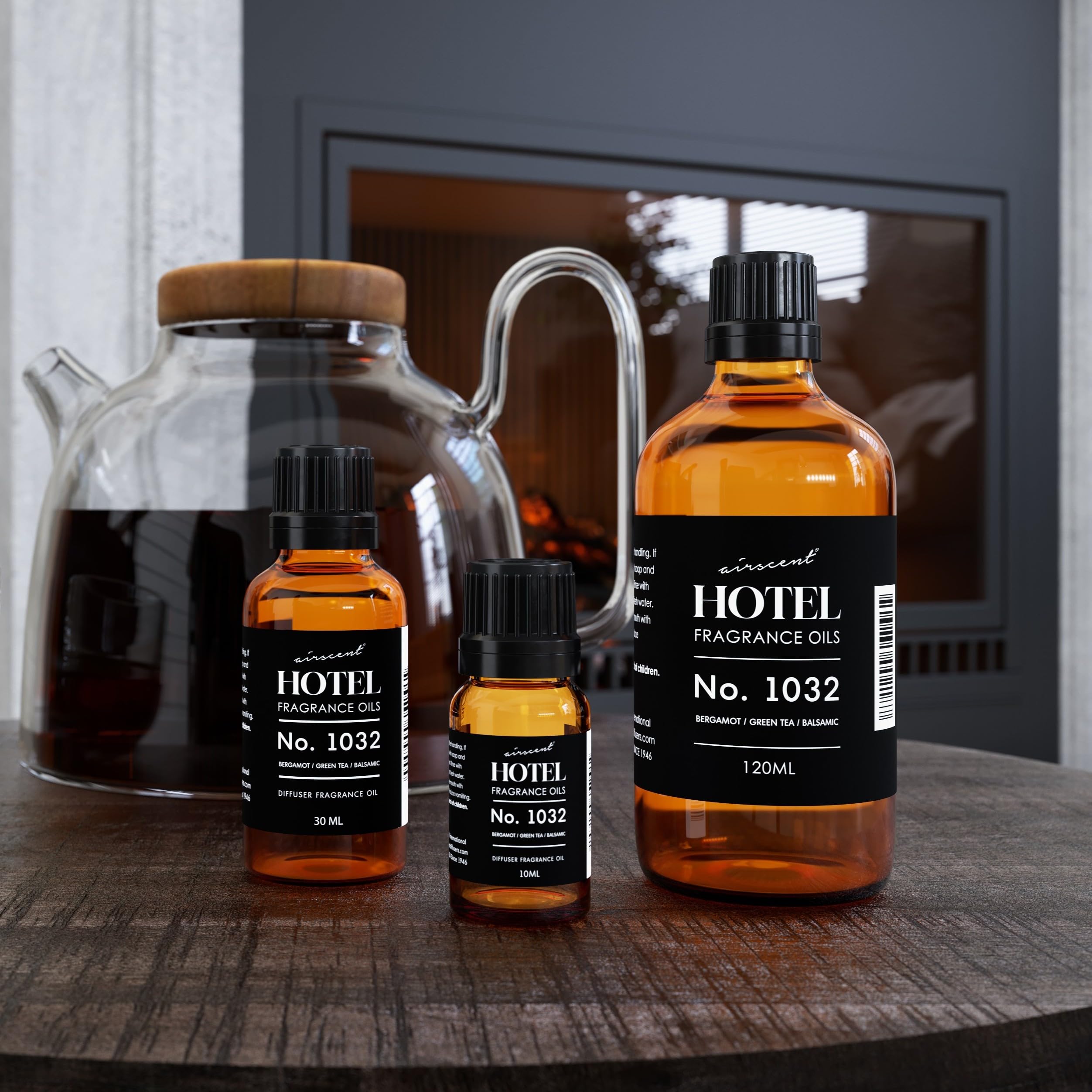 Air-Scent diffuser-friendly oil supports ultrasonic and waterless diffusion.