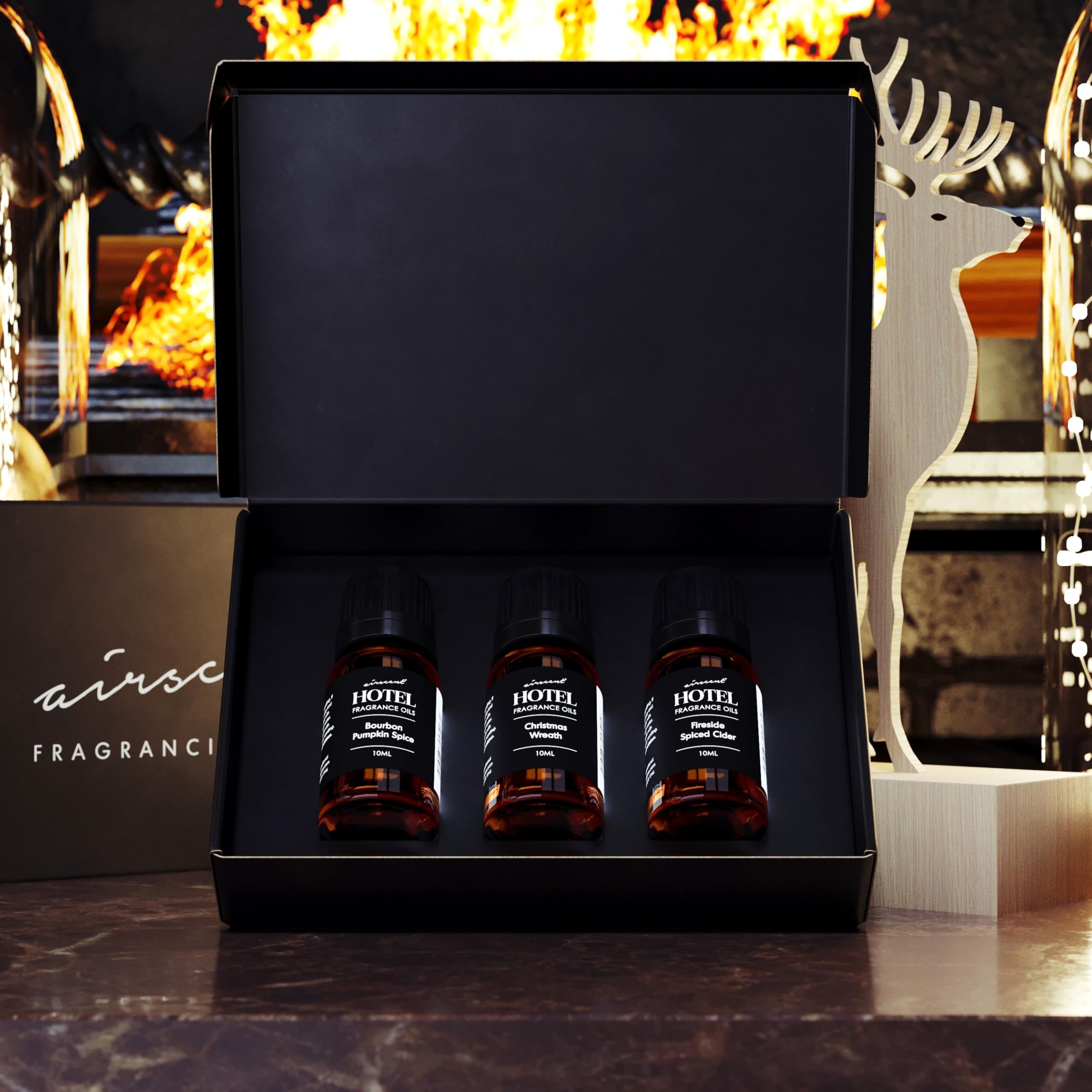 Air-Scent Fireside Spiced Cider 10 mL bottle, warm and inviting scent.