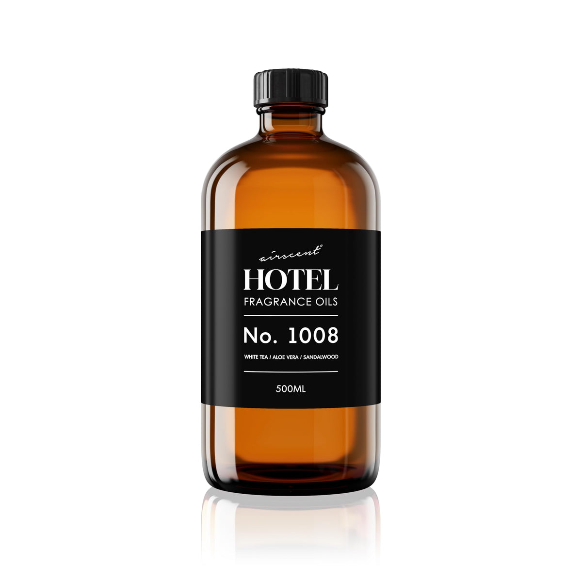 AirScent No.1008 diffuser oil bottle with White Tea aroma for upscale spaces.