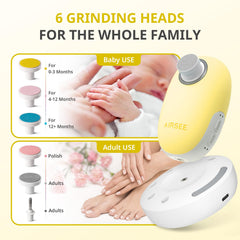 AirSee dual-mode design enables safe baby and adult nail care