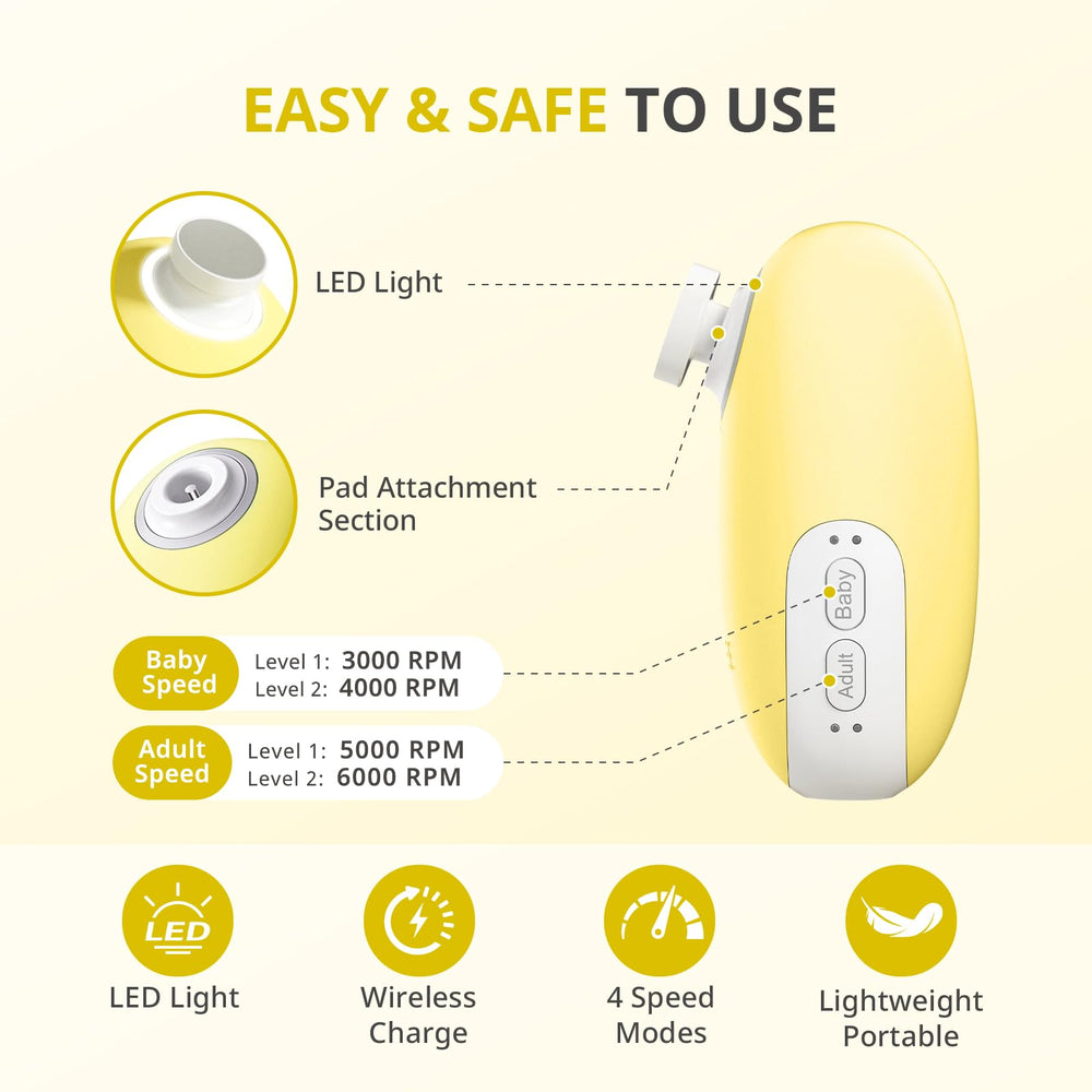 AirSee 360-degree LED ring light provides shadow-free visibility for nails