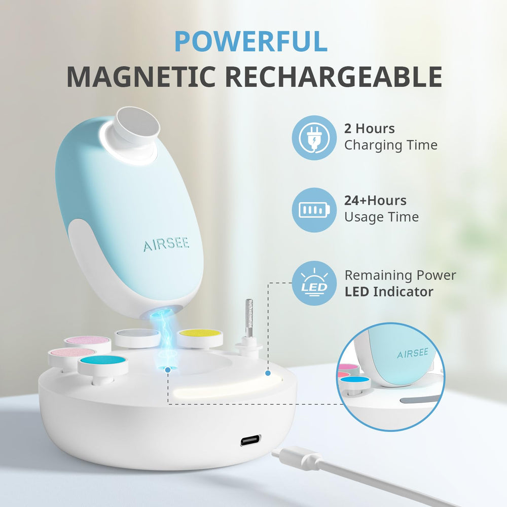 AIRSEE safety stop technology helps minimize skin nicks during trimming