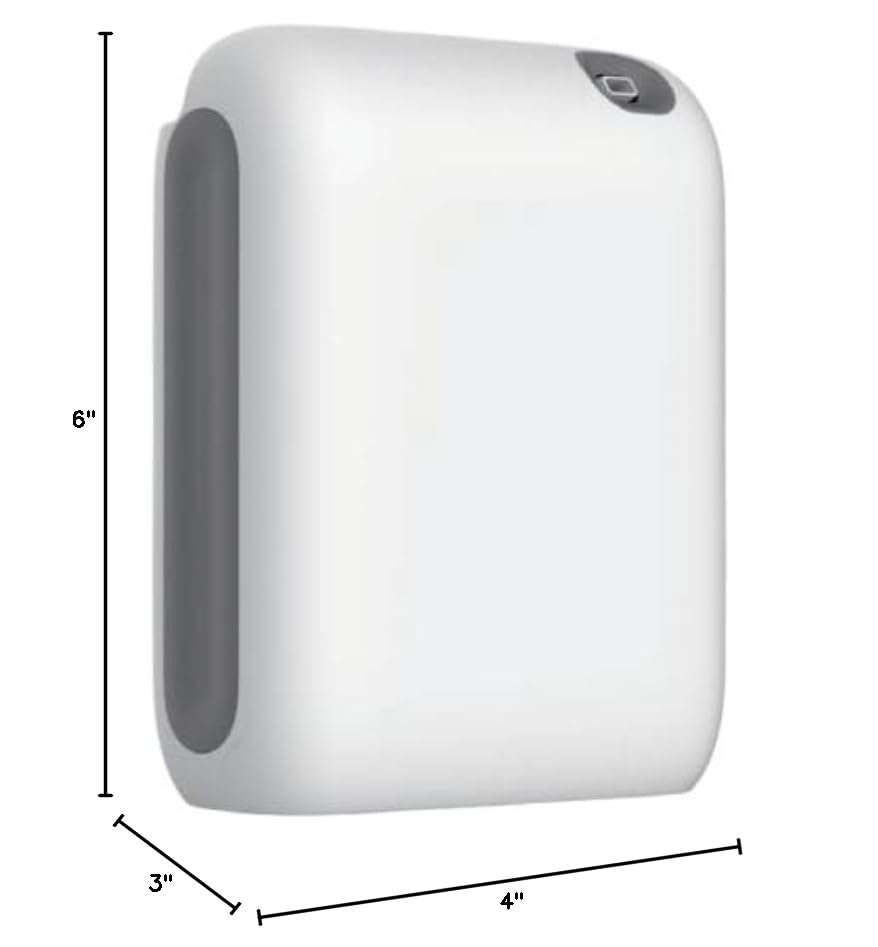 Airthereal compact design for discreet placement in homes, offices, or hotels.
