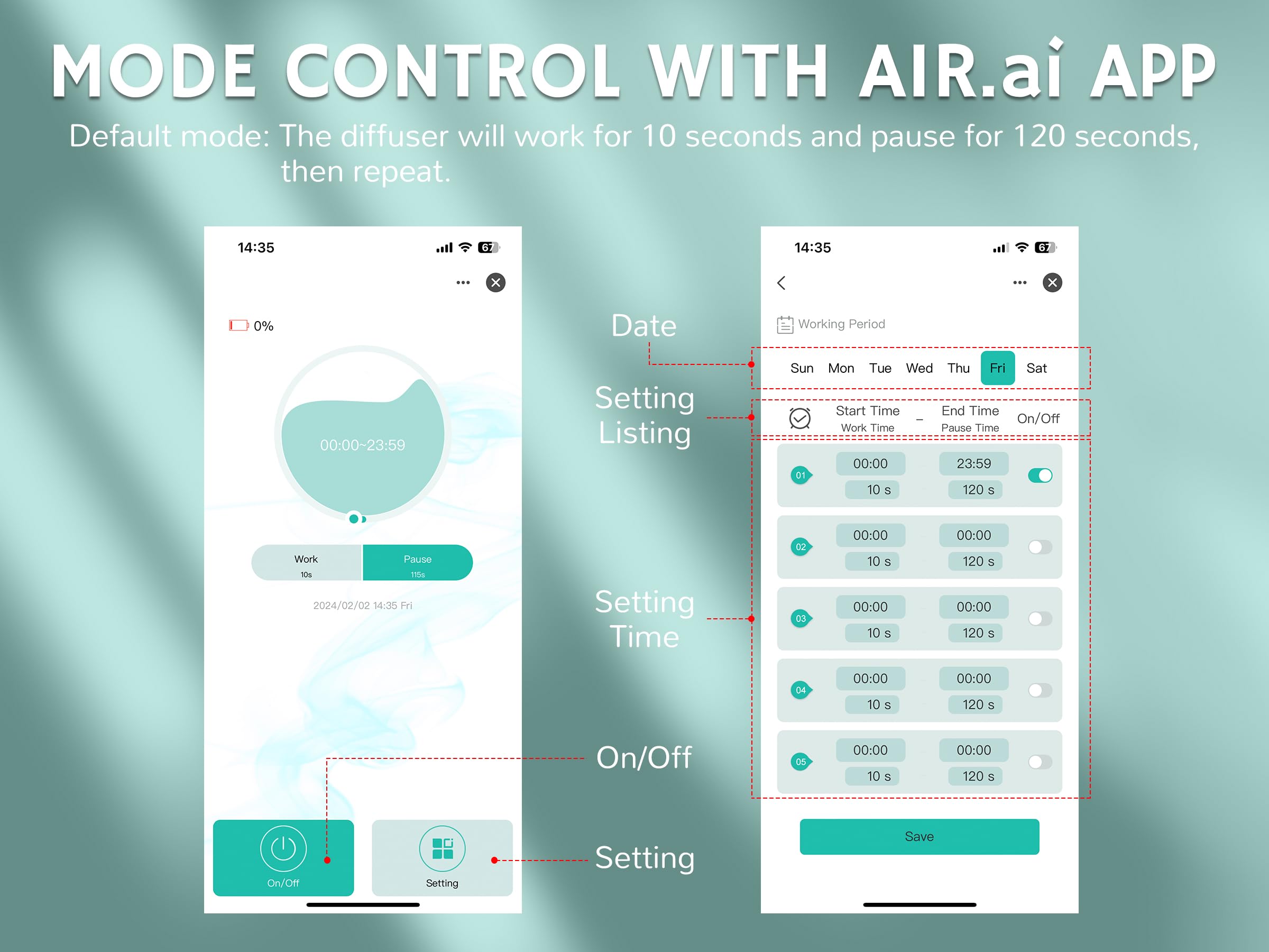 Airthereal pet-and-kid-friendly diffuser for safe, worry-free use.