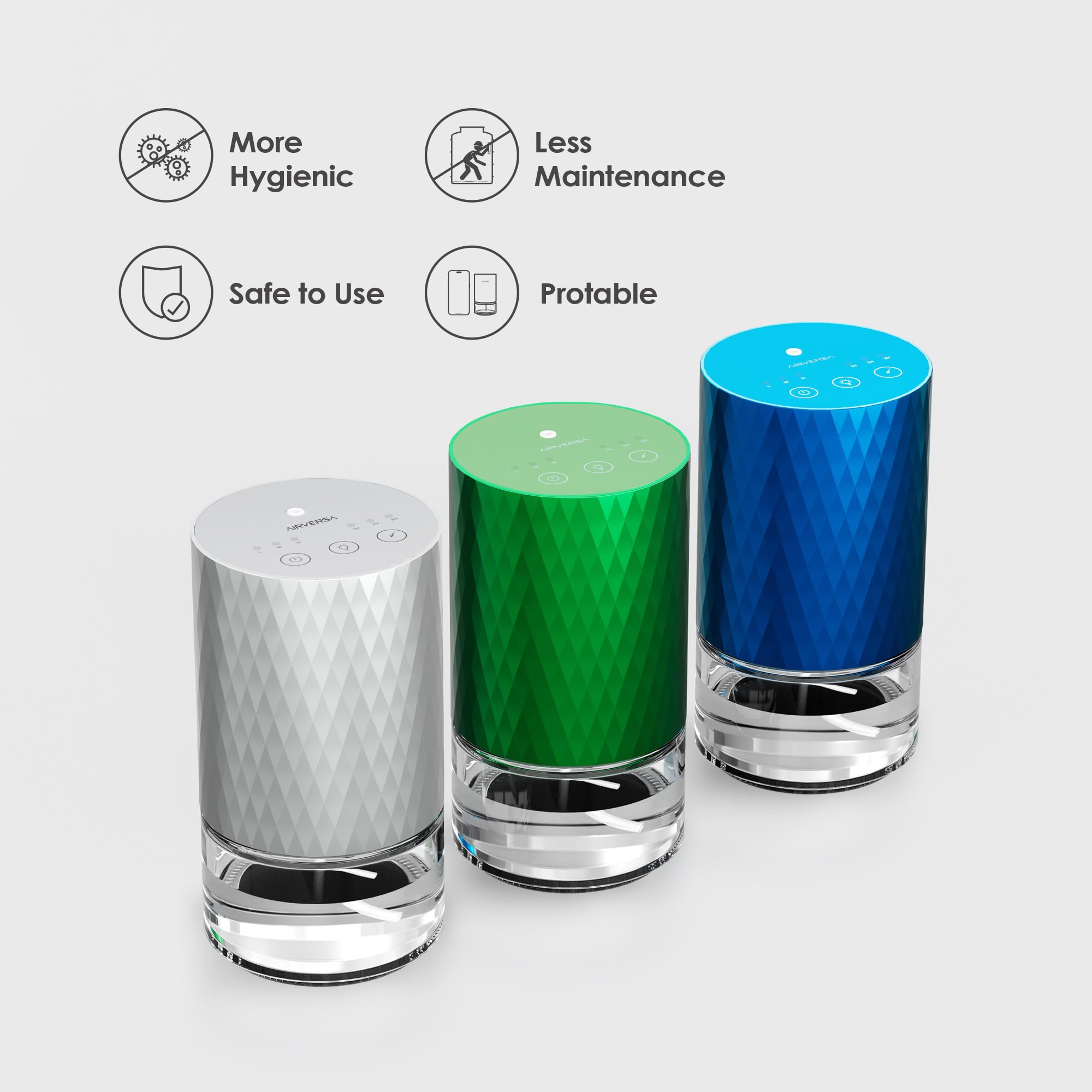 Airversa AN5 premium metallic design complements modern décor