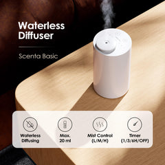Airversa AN6 compact car diffuser delivering a clean, customizable aroma during commutes.