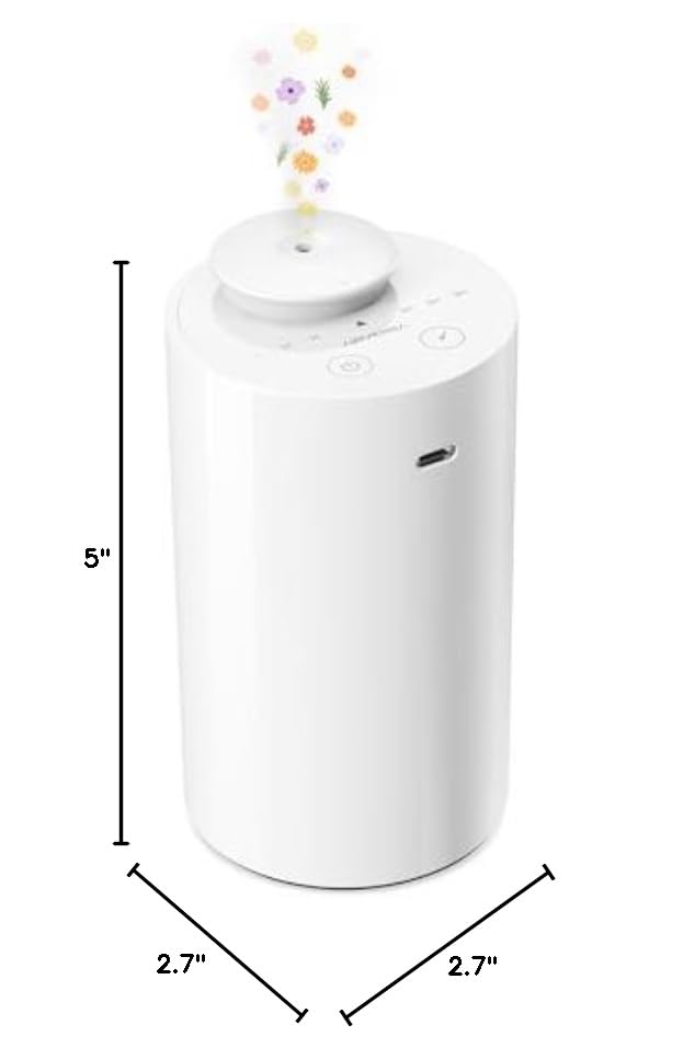 Airversa AN6 white fragrance covers rooms up to 600 sq ft.