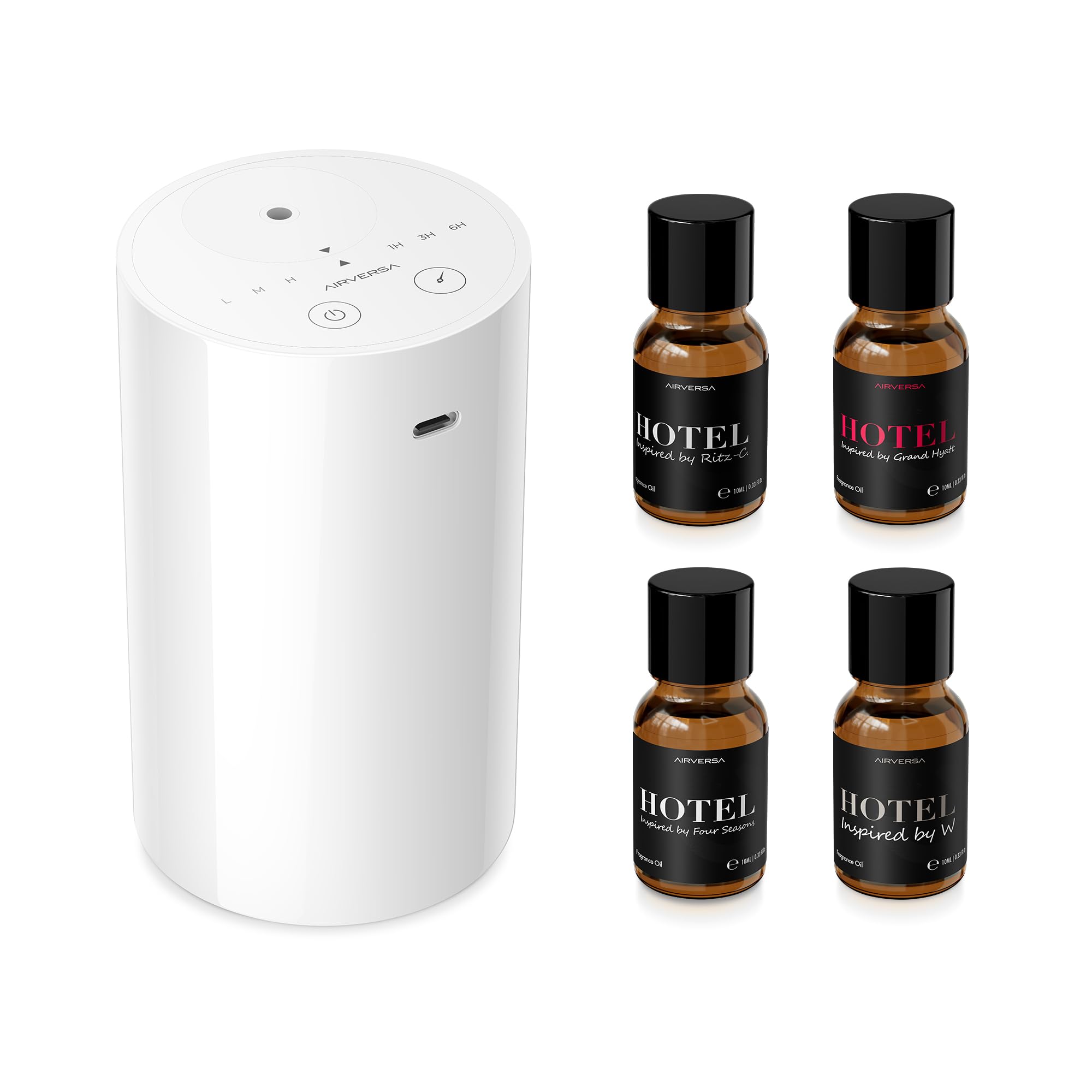 Airversa AN8 kit front view, compact design for home or travel scenting.