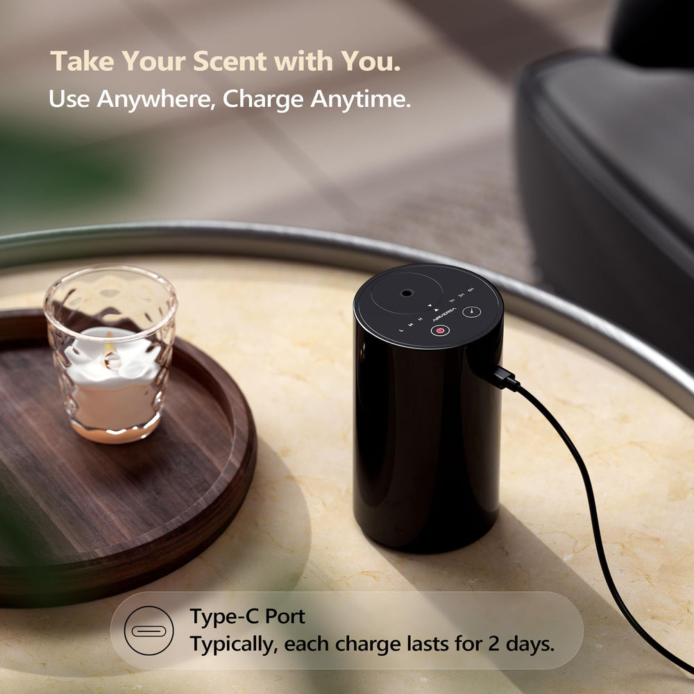 Airversa AN8 waterless diffusion delivers pure nano mist fragrance.