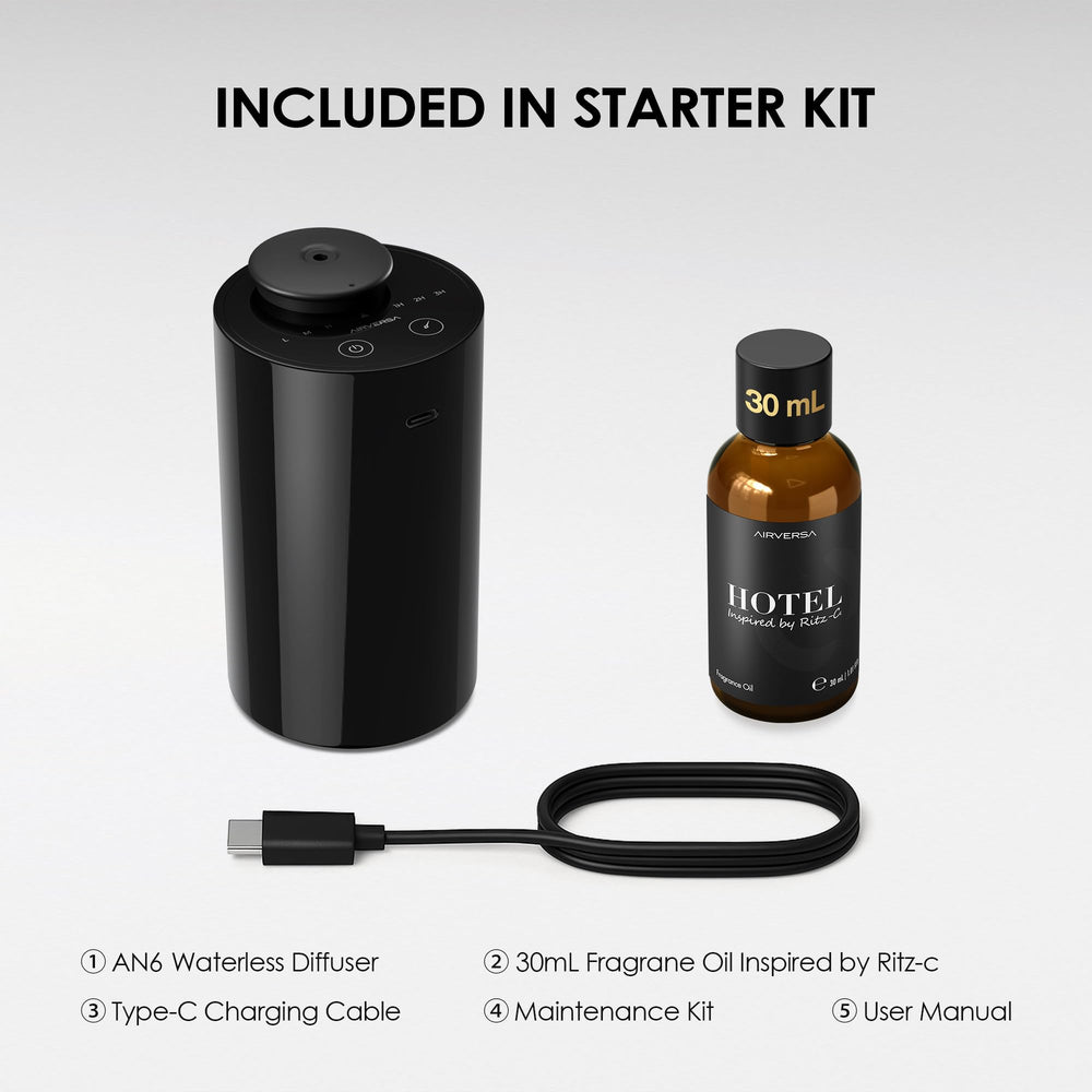 Airversa battery life up to 48 hours supports extended fragrance without frequent recharges